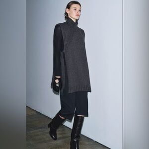 Zara WOOL BLEND VEST WITH VENTS